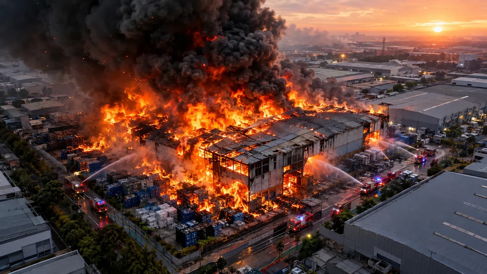 Kebakaran gudang material mudah terbakar di kawasan industri Cikarang sebagai pengingat pentingnya kesiapan K3 perusahaan