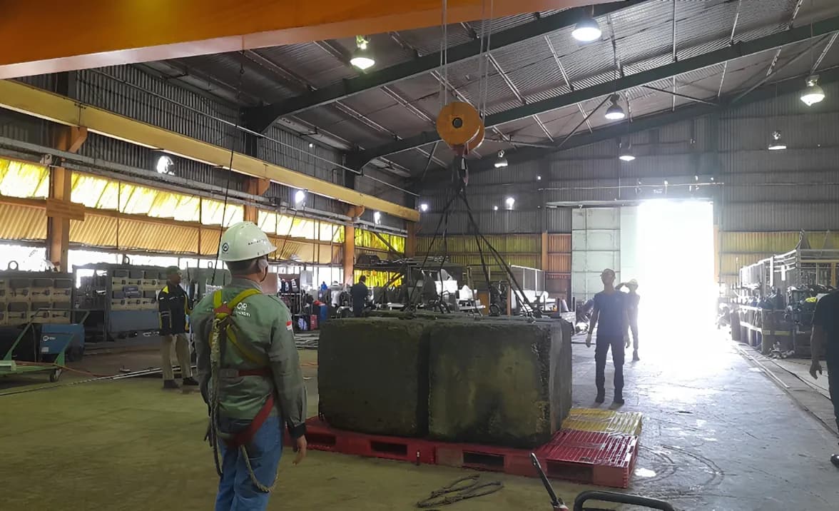 Riksa Uji Overhead Crane 14 Ton PT Pupuk Kujang gallery 1